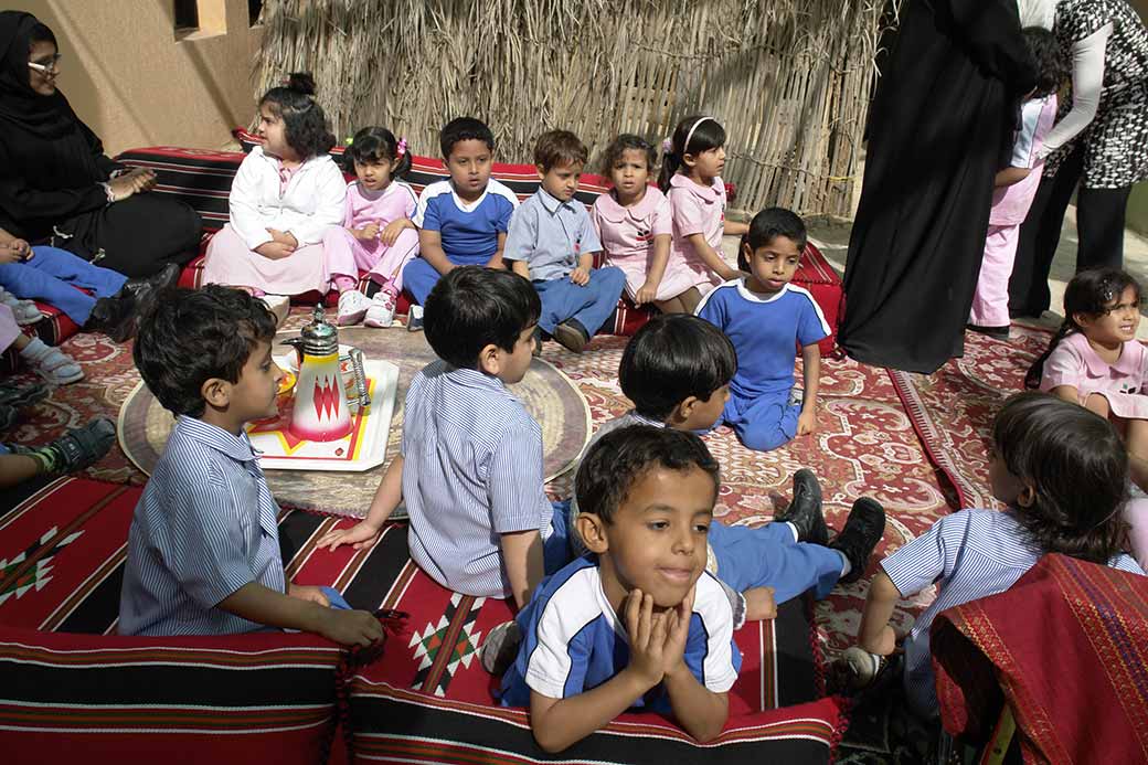 Schoolkids, Abu Dhabi