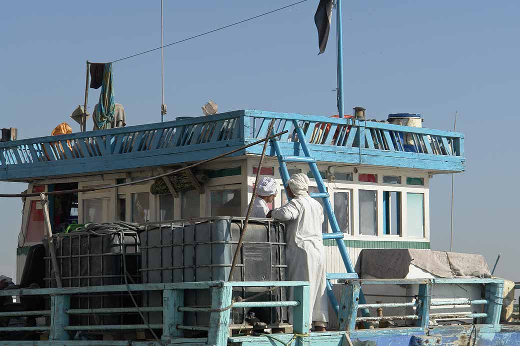 Crew on a dhow