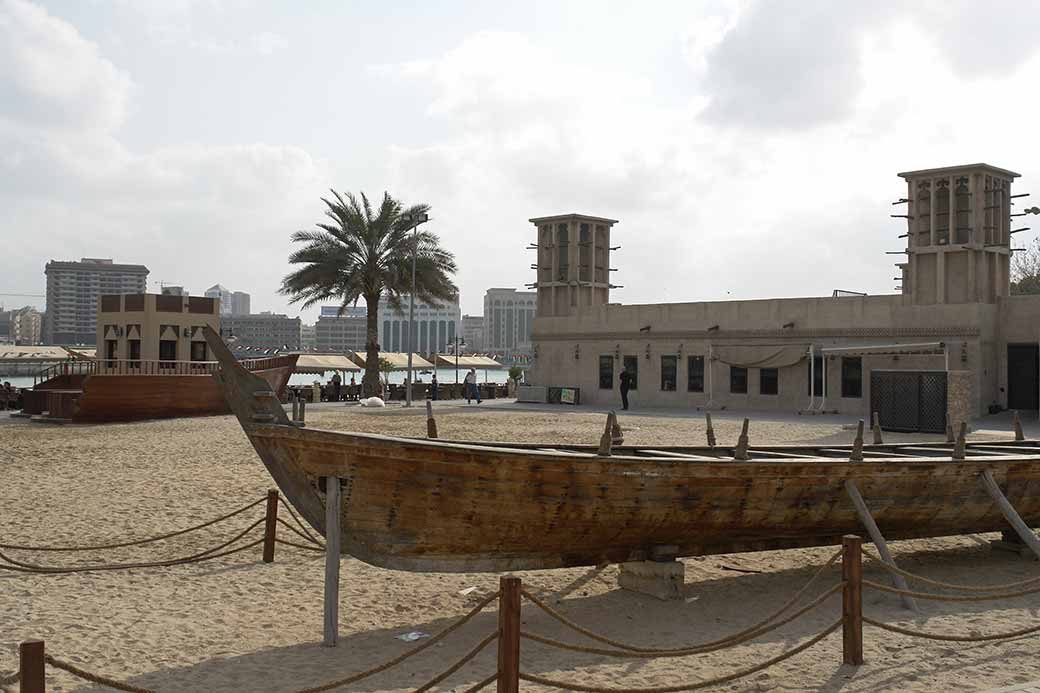 Boats on display