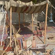 Bedouin camp display