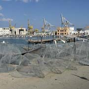 The fishing harbour