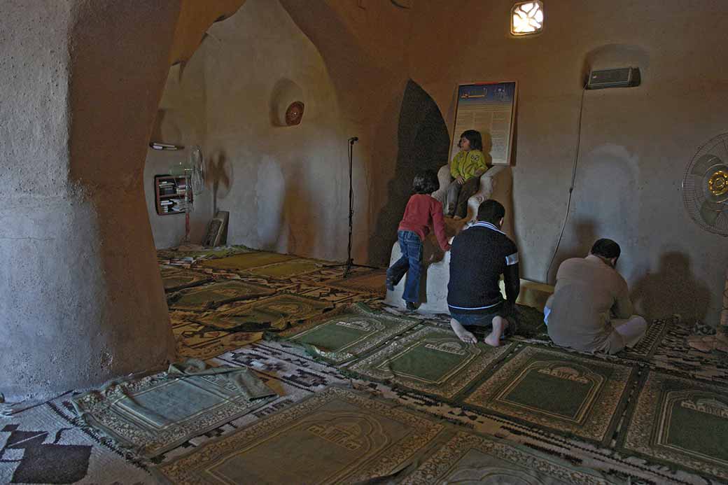 In the Al Bidiyah mosque