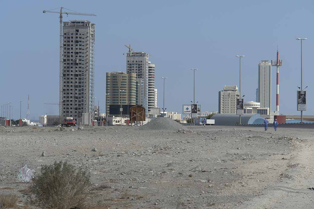 View to Fujairah city