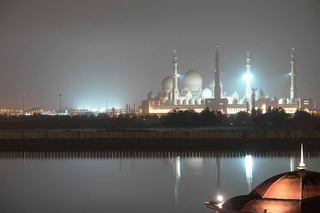 Zayed Mosque at night