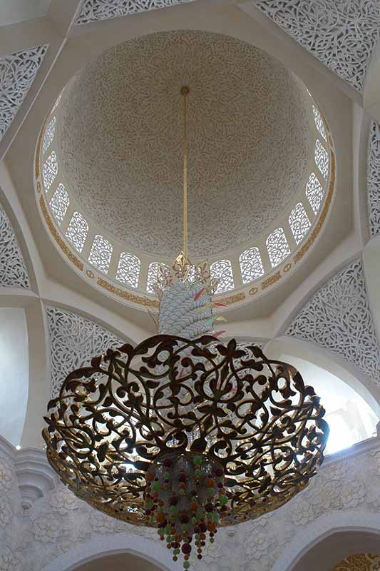 Chandelier and cupola