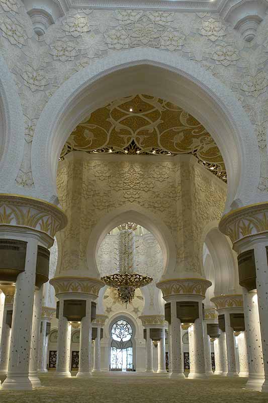 Moorish style archways