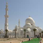 Construction at the mosque