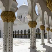 View into courtyard