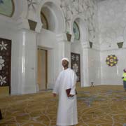 Inside the mosque