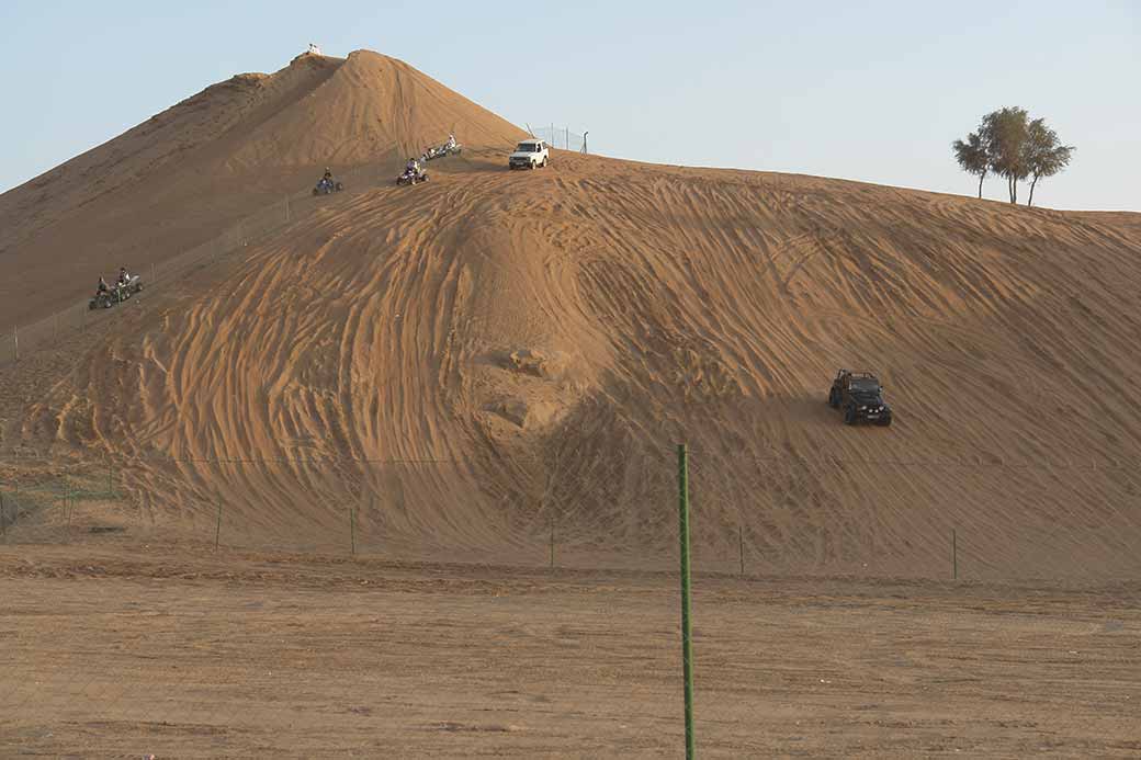 Dune bashing