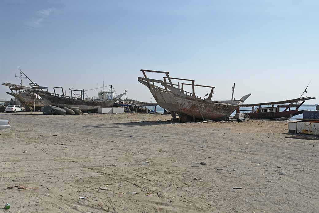 The dhow shipyard