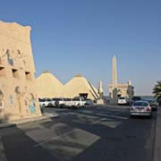 Pyramids and obelisk